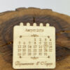 Дървено магнитче "Календарче"