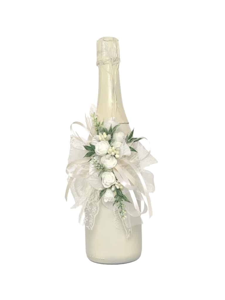 Бутилка шампанско за сватба м.10-72