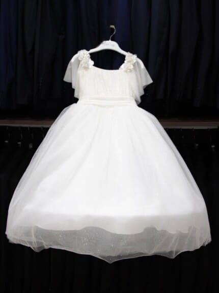 шаферска рокля Тамара в бял цвят