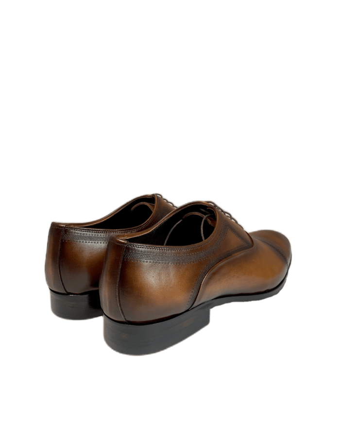Изискани мъжки качествени обувки голям номер в тъмнокафяв цвят, идеални за мъже, които търсят стил и удобство в по-големите размери
