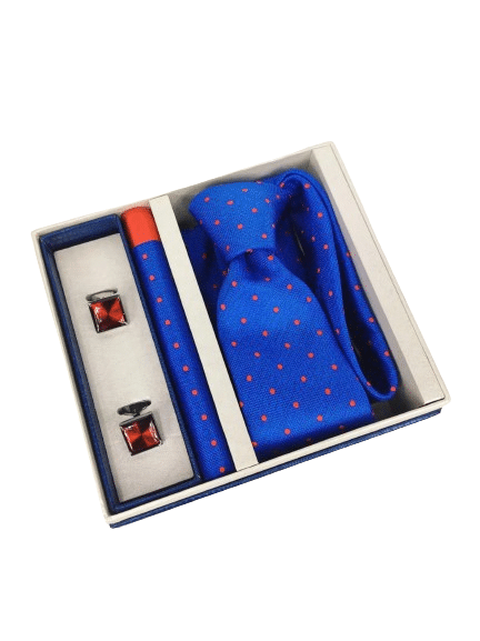 Комплект вратовръзка и ръкавели официална мъжка мода за официални поводи, представенa от премиум бутик myWEDDING.
