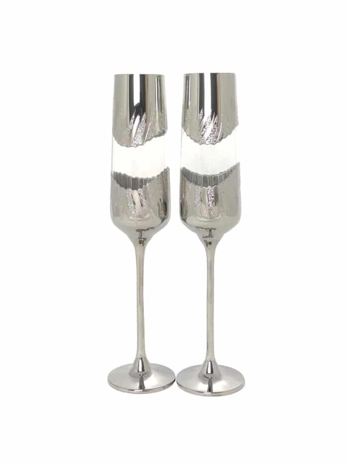 Метализирани кристални чаши