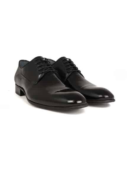 Сватбени мъжки обувки М1519-02 черен лак