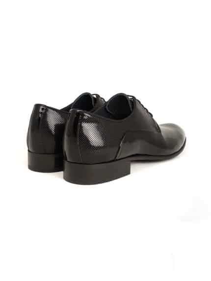 Сватбени мъжки обувки М1519-02 черен лак